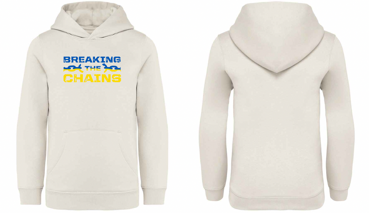 Ukraine Breaking The Chains Kids Hoodie