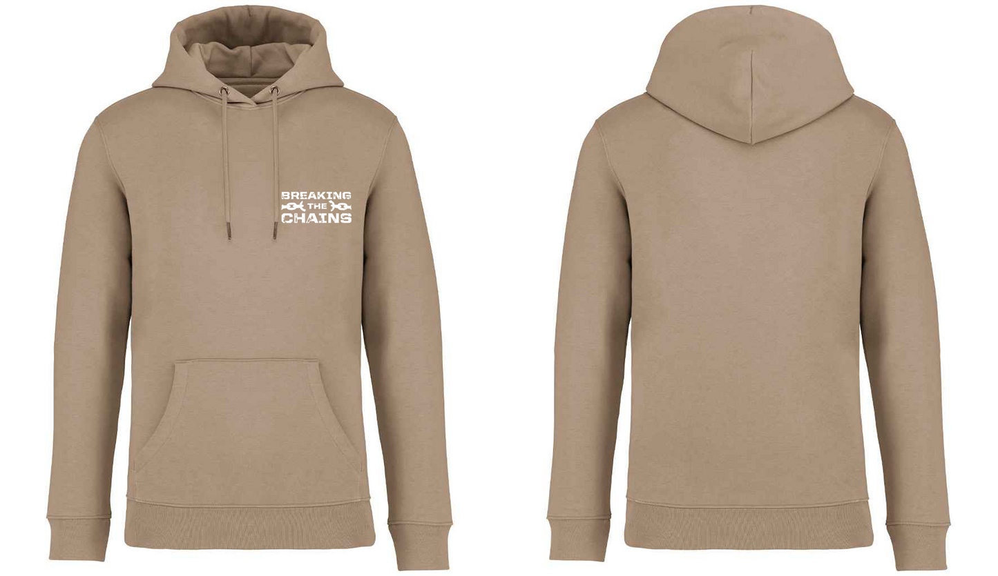 Breaking The Chains Pocket Logo Unisex Hoodie
