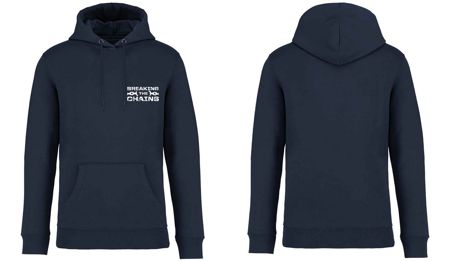 Breaking The Chains Pocket Logo Unisex Hoodie