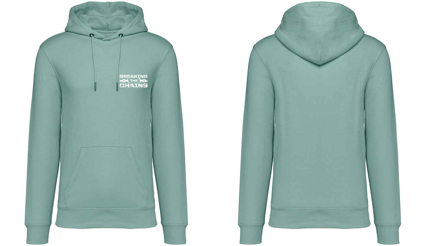 Breaking The Chains Pocket Logo Unisex Hoodie