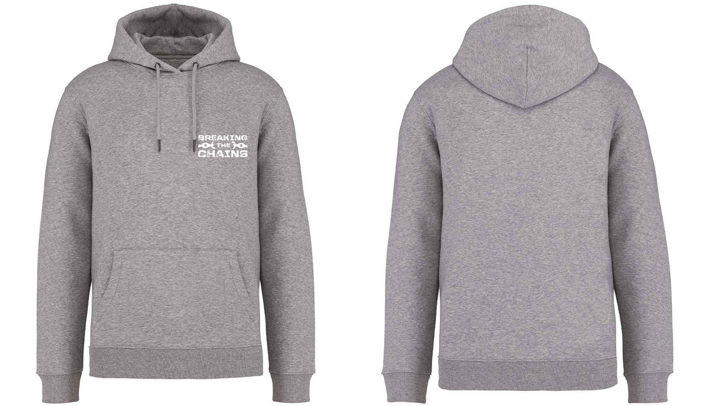 Breaking The Chains Pocket Logo Unisex Hoodie