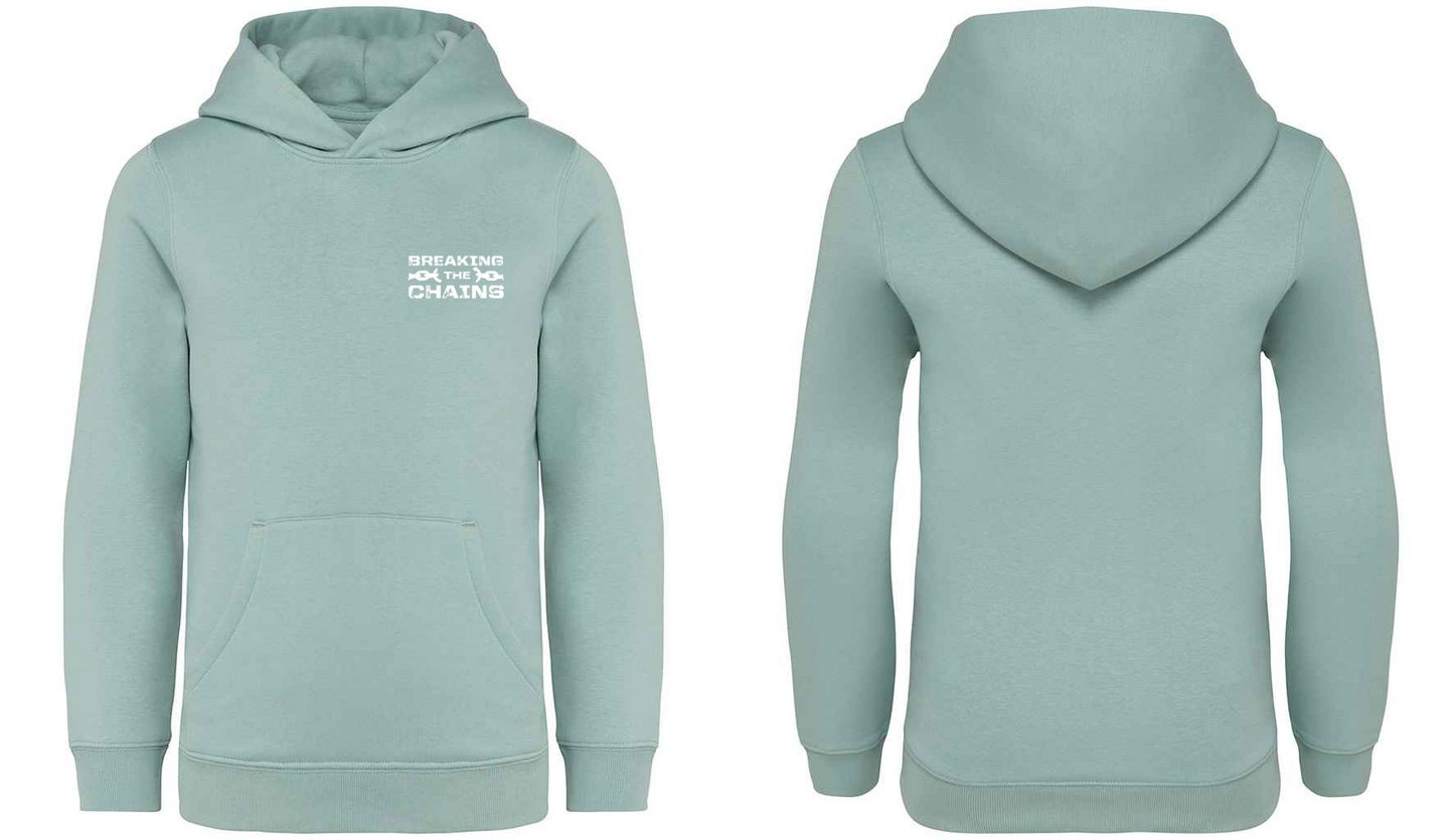 Breaking The Chains Pocket Logo Kids Hoodie