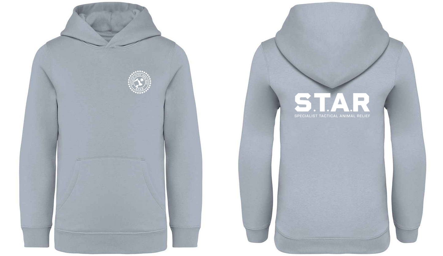 S.T.A.R Print and Logo Kids Hoodie