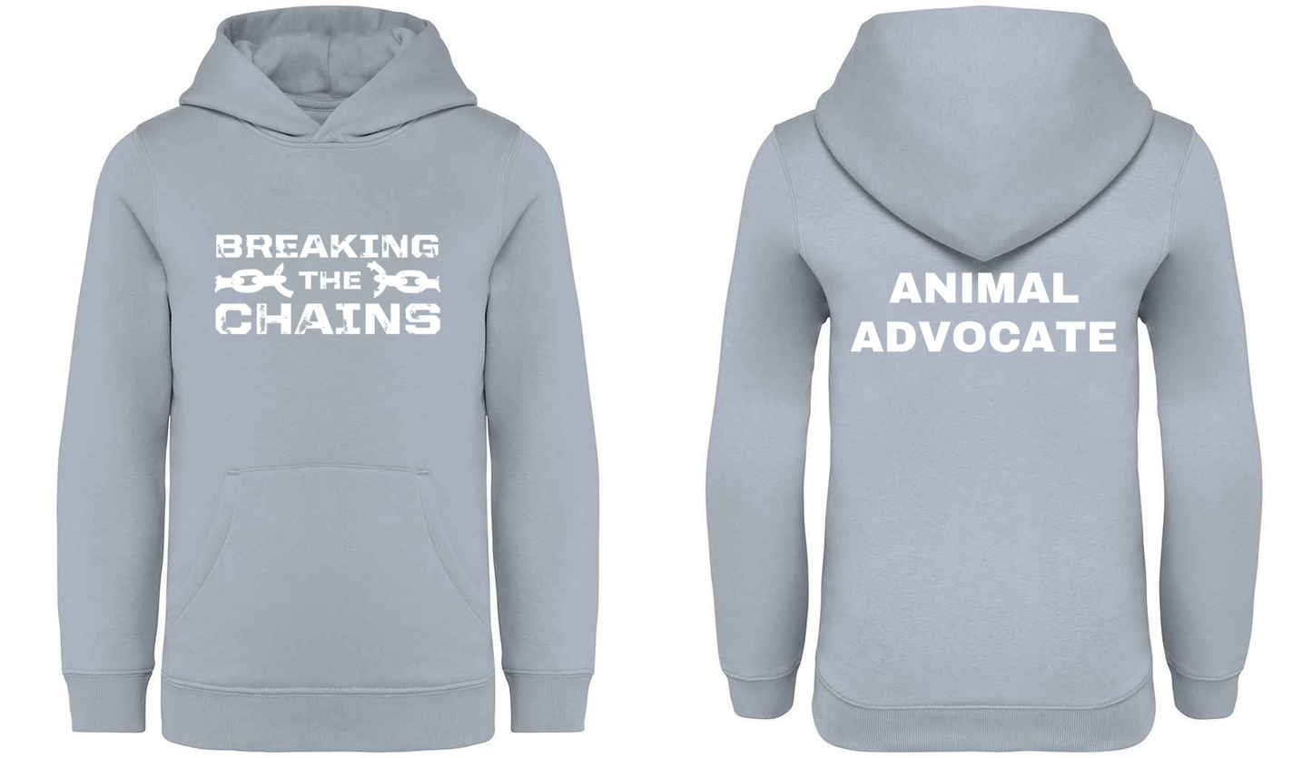 Breaking The Chains: Animal Advocate Kids Hoodie