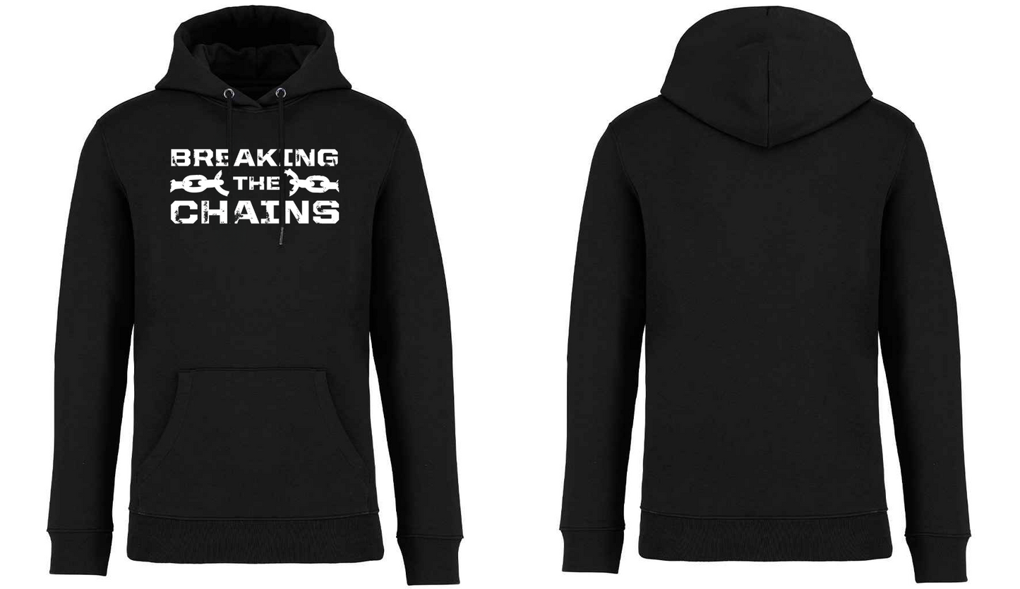 Breaking The Chains Front Logo Unisex Hoodie