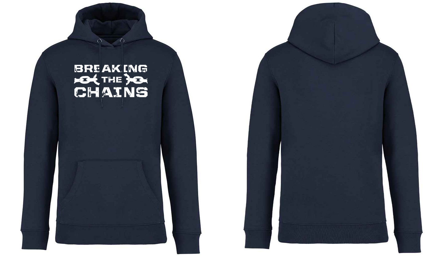 Breaking The Chains Front Logo Unisex Hoodie