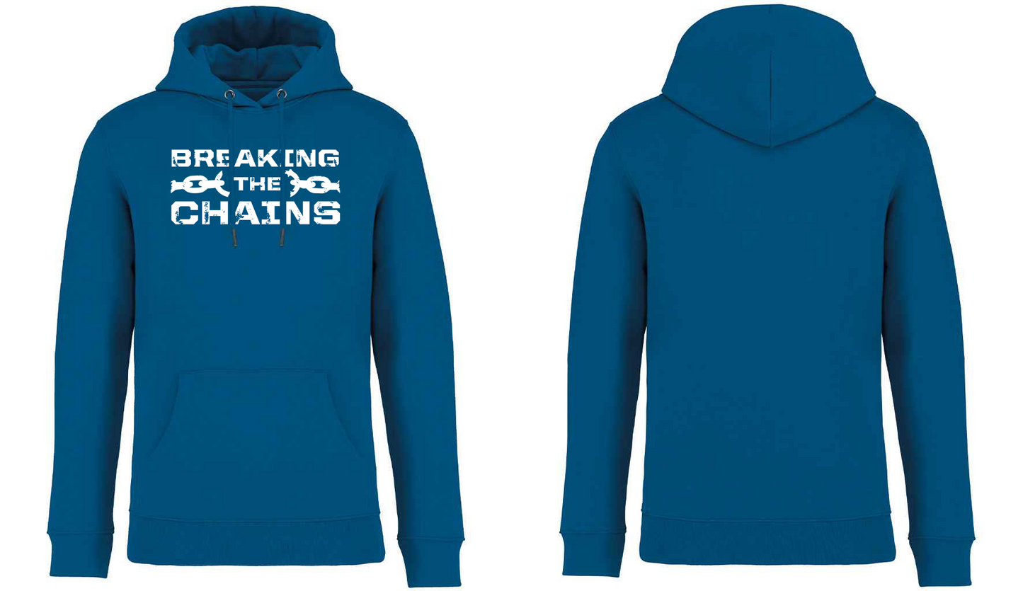 Breaking The Chains Front Logo Unisex Hoodie