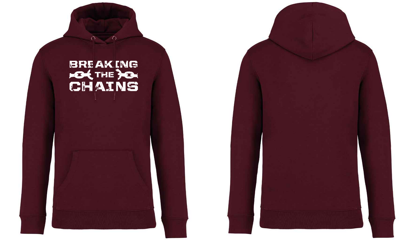 Breaking The Chains Front Logo Unisex Hoodie