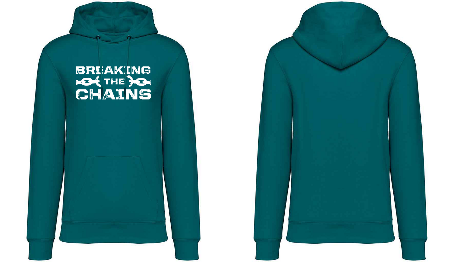 Breaking The Chains Front Logo Unisex Hoodie