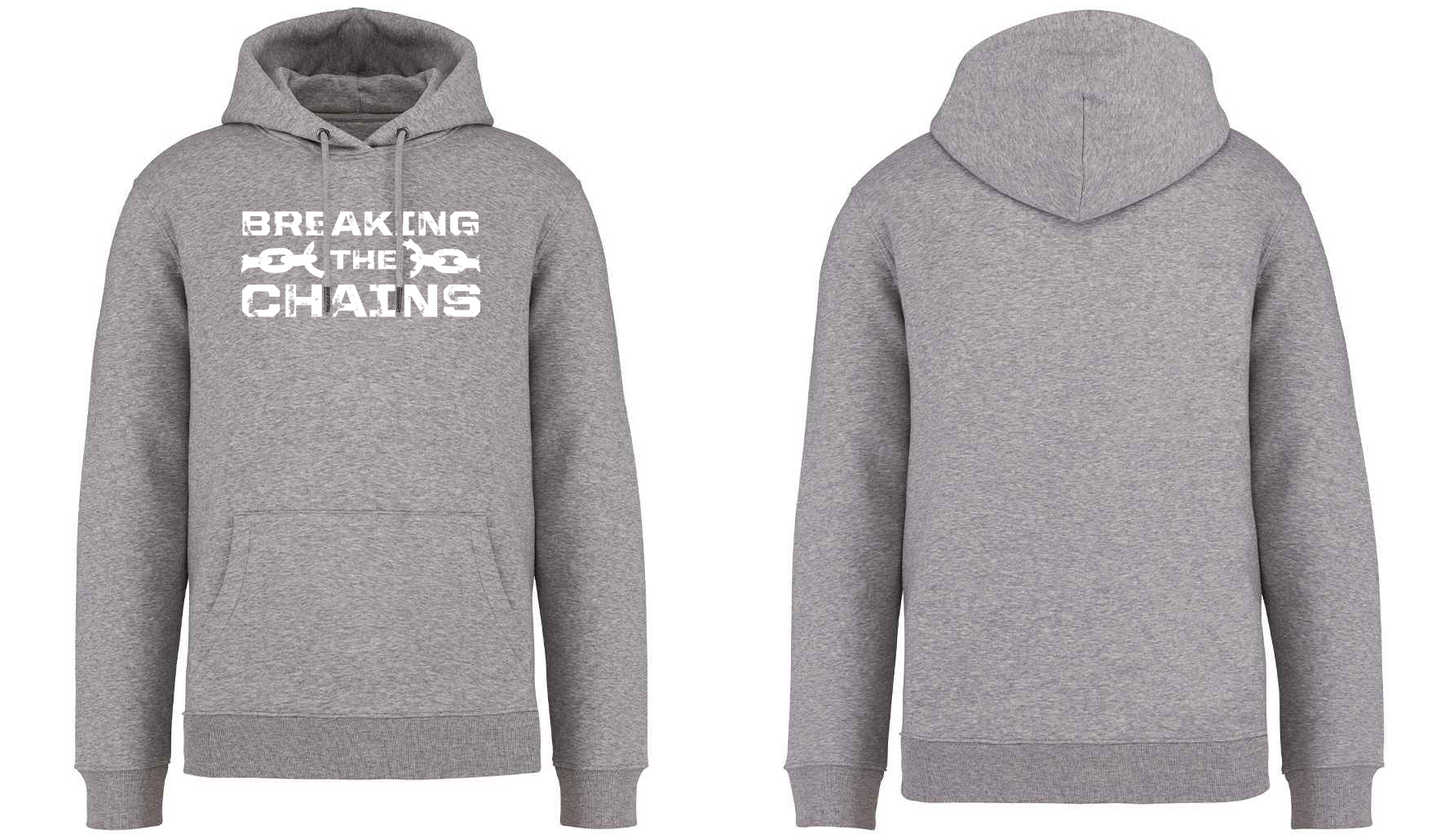 Breaking The Chains Front Logo Kids Hoodie