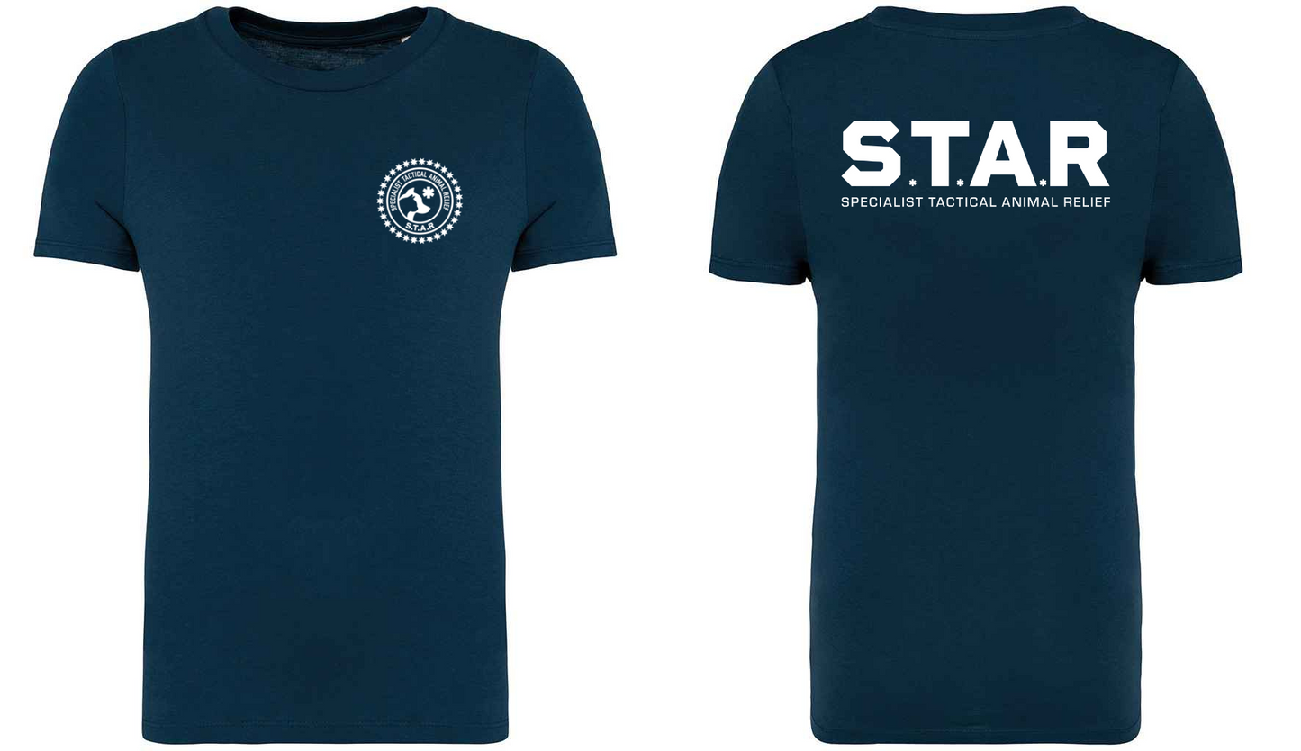 S.T.A.R Print and Logo Kids T-Shirt