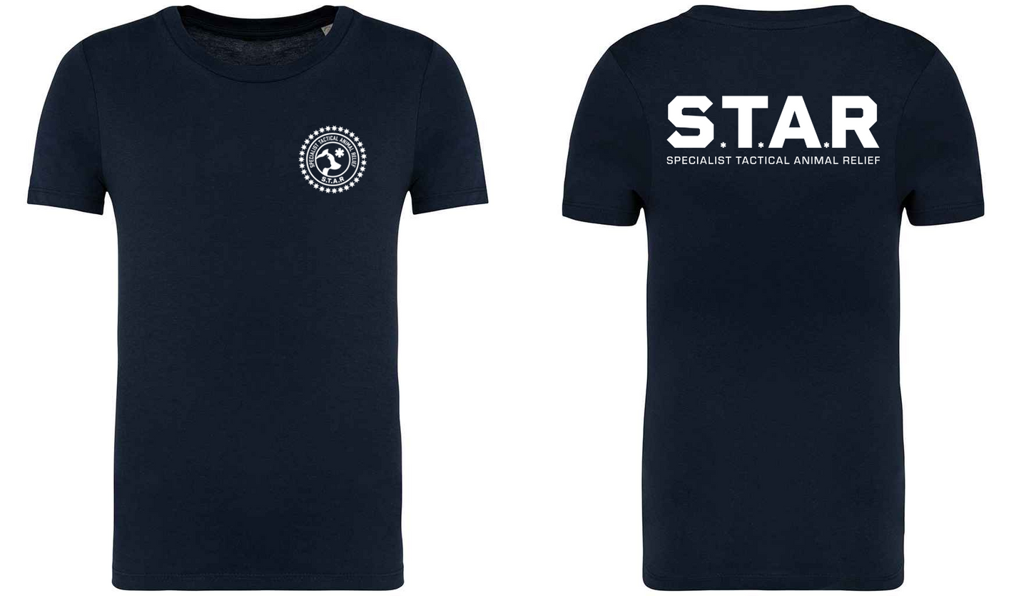 S.T.A.R Print and Logo Kids T-Shirt