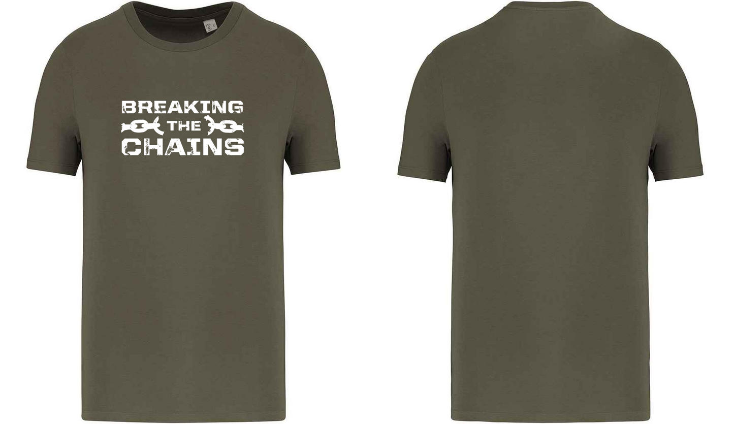 Breaking The Chains Front Logo Unisex T-Shirt