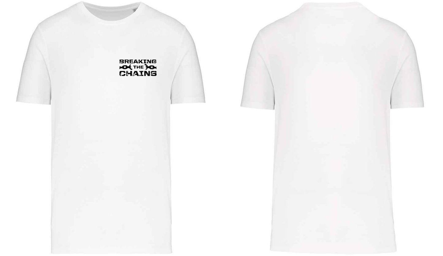 Breaking The Chains Pocket Logo Unisex T-Shirt