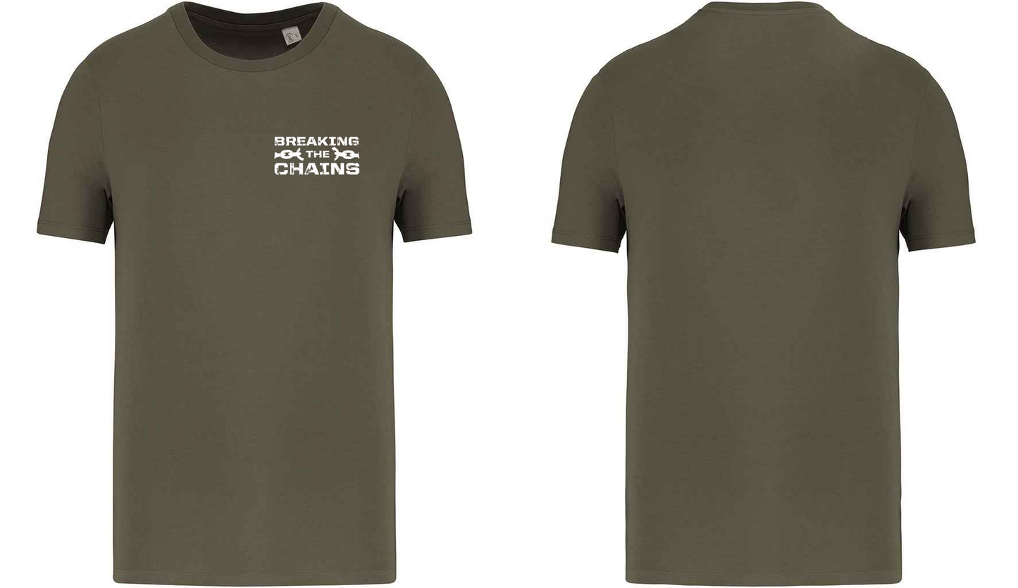 Breaking The Chains Pocket Logo Unisex T-Shirt