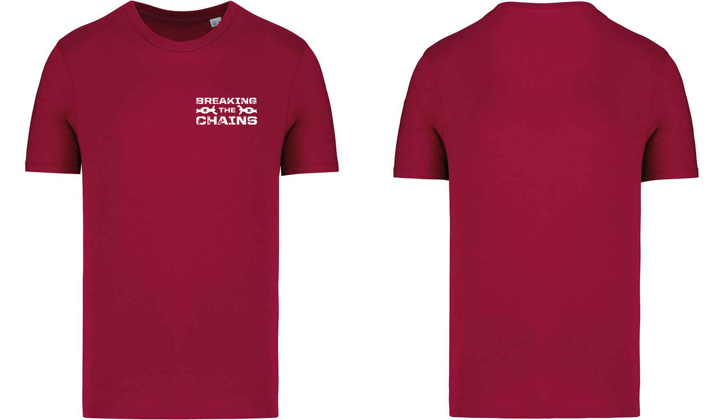 Breaking The Chains Pocket Logo Unisex T-Shirt