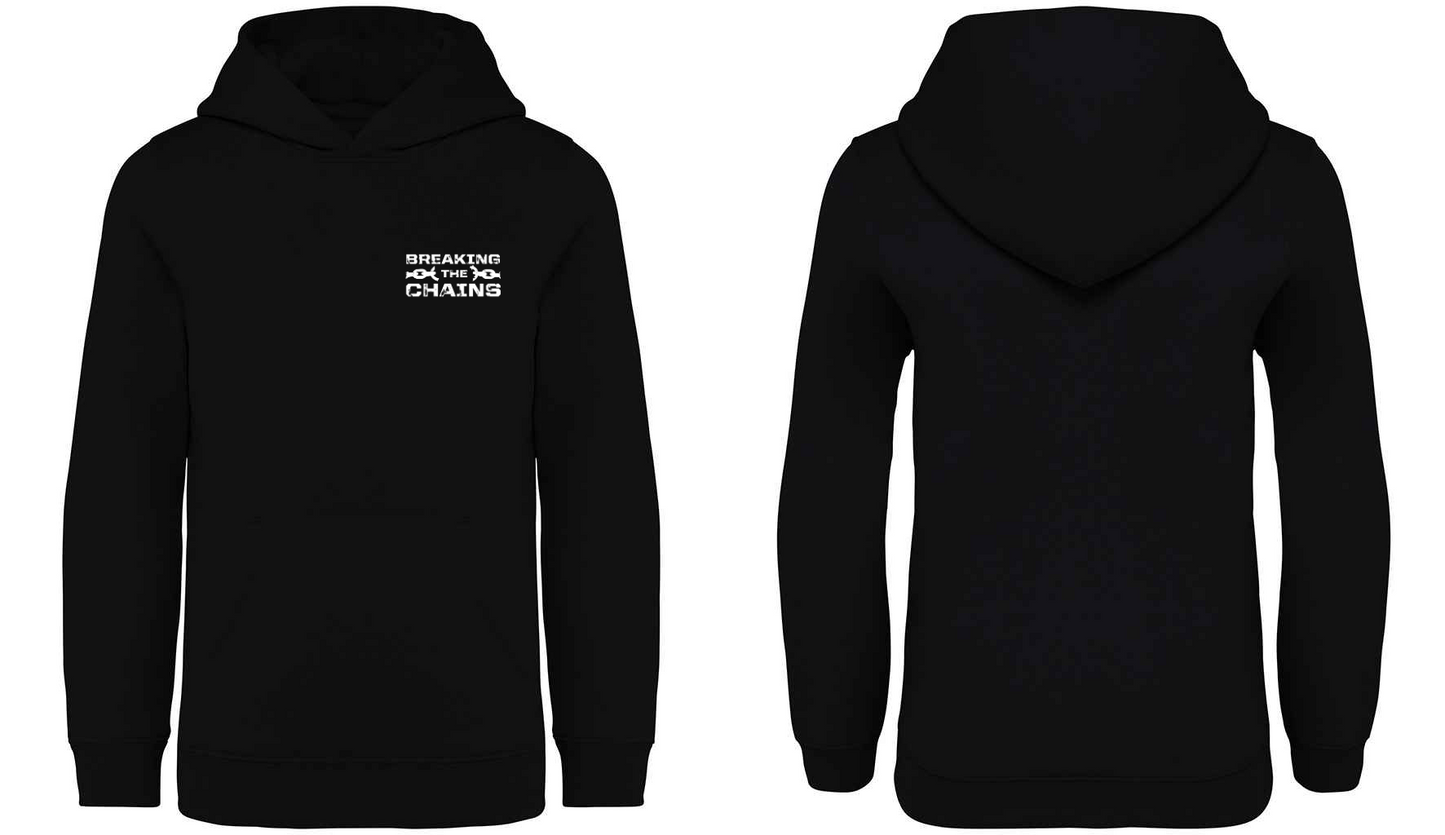 Breaking The Chains Pocket Logo Kids Hoodie