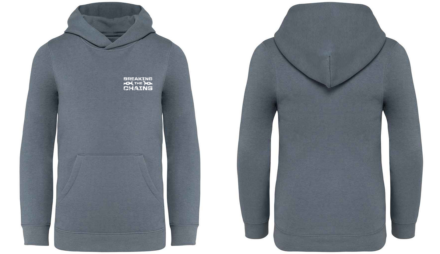 Breaking The Chains Pocket Logo Kids Hoodie