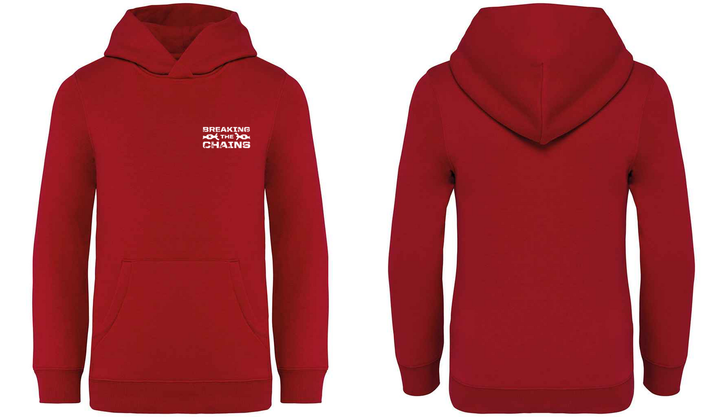 Breaking The Chains Pocket Logo Kids Hoodie