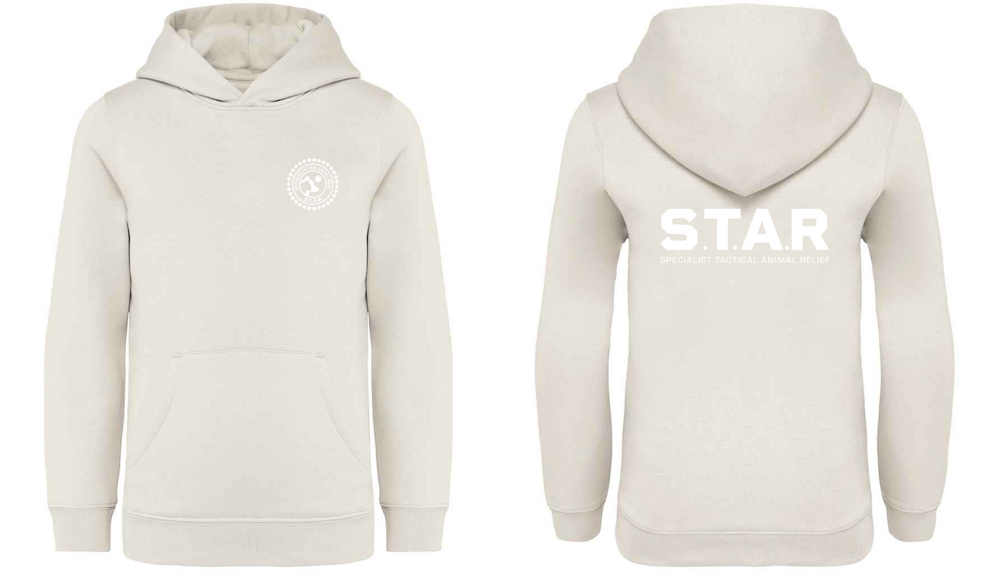 S.T.A.R Print and Logo Kids Hoodie