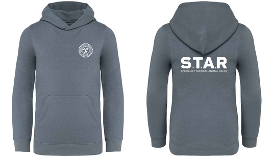 S.T.A.R Print and Logo Kids Hoodie