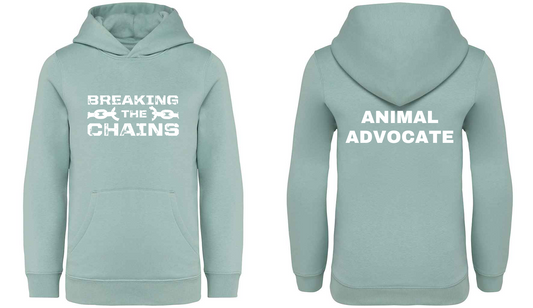 Breaking The Chains: Animal Advocate Kids Hoodie