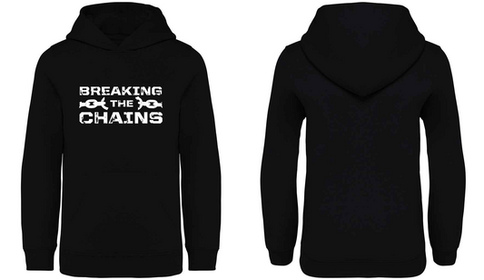 Breaking The Chains Front Logo Kids Hoodie