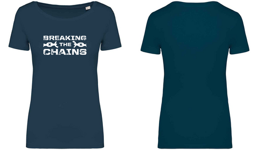 Breaking The Chains Front Logo Ladies T-Shirt