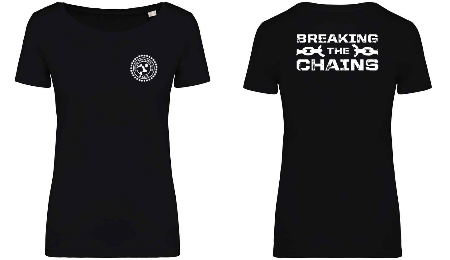 Breaking The Chains / S.T.A.R Logo Ladies T-Shirt
