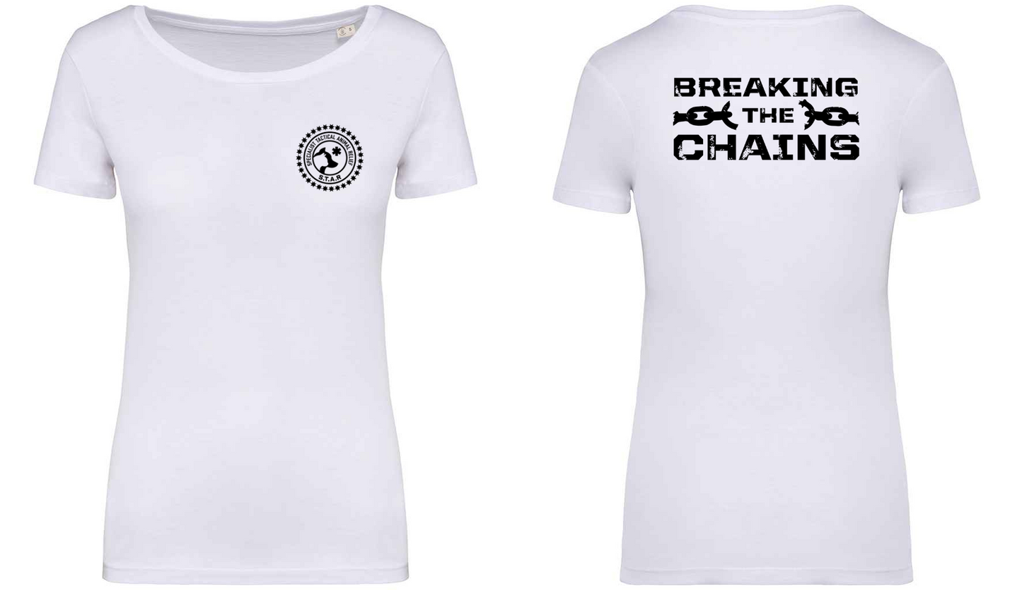 Breaking The Chains / S.T.A.R Logo Ladies T-Shirt
