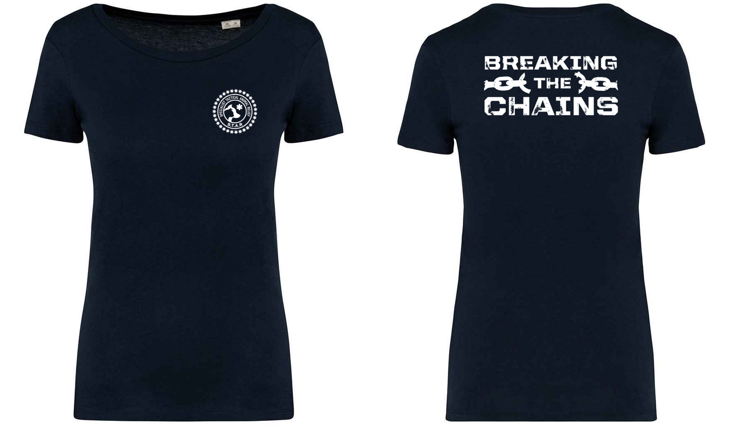 Breaking The Chains / S.T.A.R Logo Ladies T-Shirt