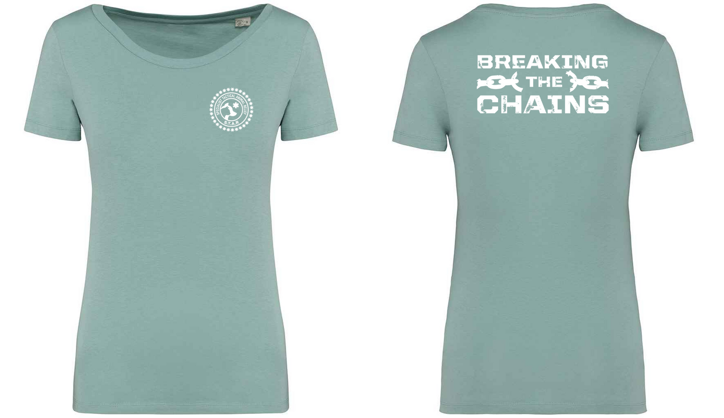 Breaking The Chains / S.T.A.R Logo Ladies T-Shirt
