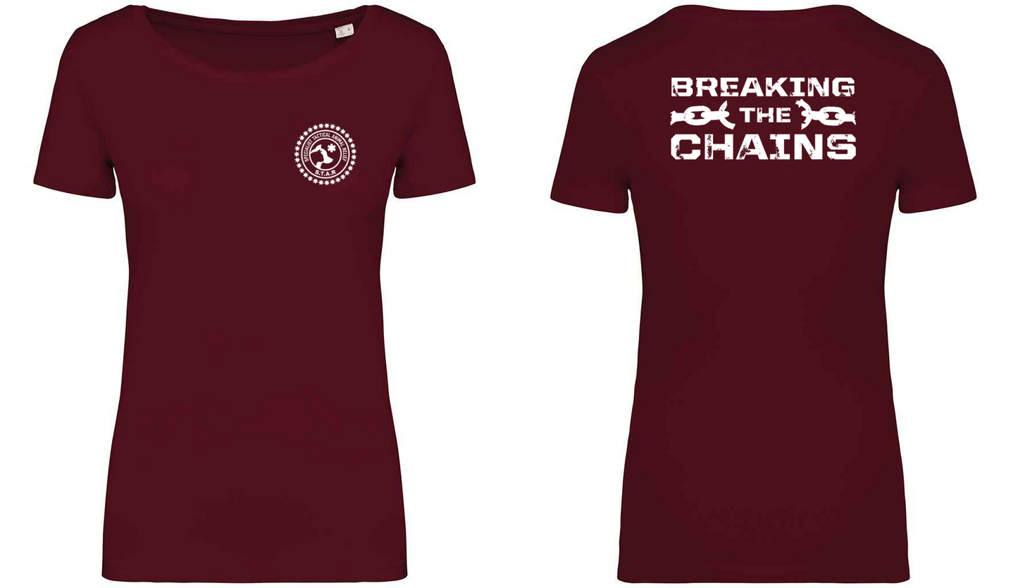 Breaking The Chains / S.T.A.R Logo Ladies T-Shirt